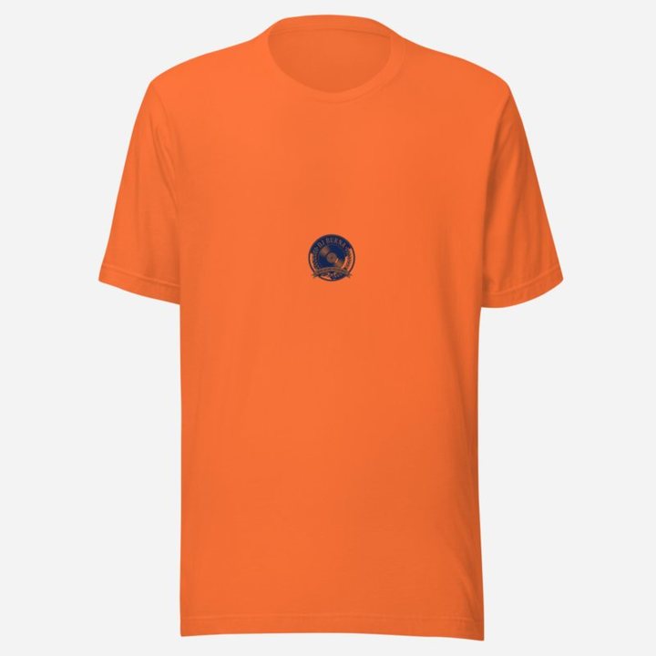 DJ Burna Vinyl Crest Tee in Orange