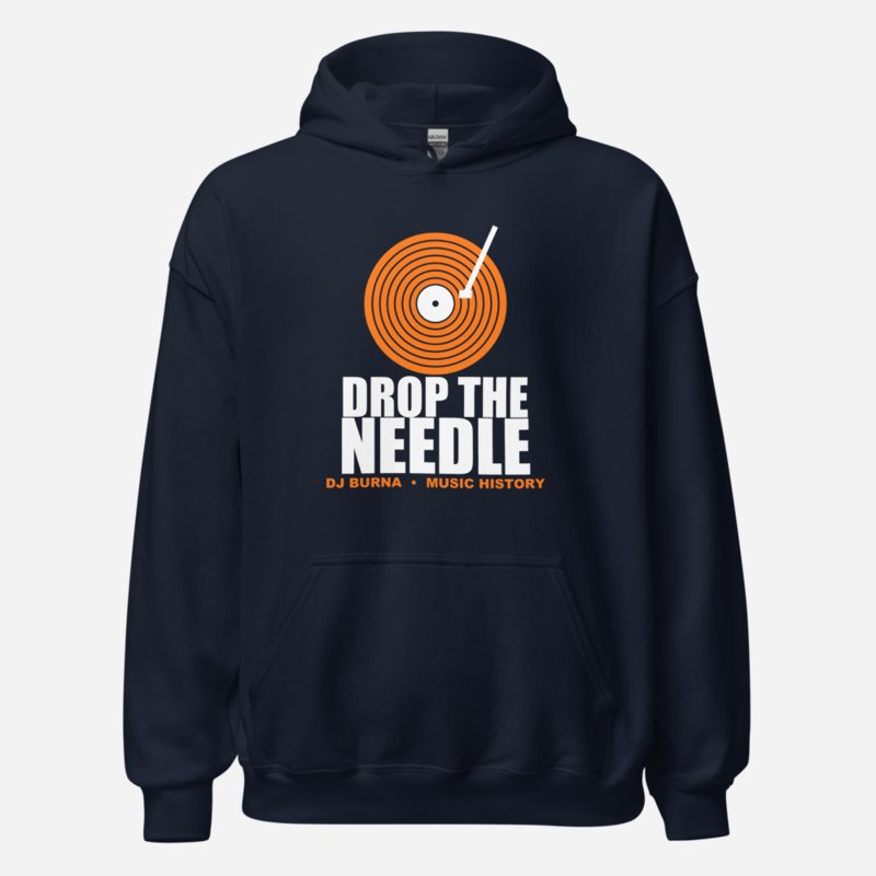 DJ Burna Drop The Needle Hoodie in Navy