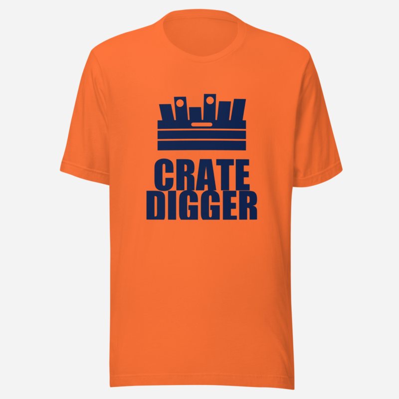 DJ Burna Crate Digger Tee in Orange