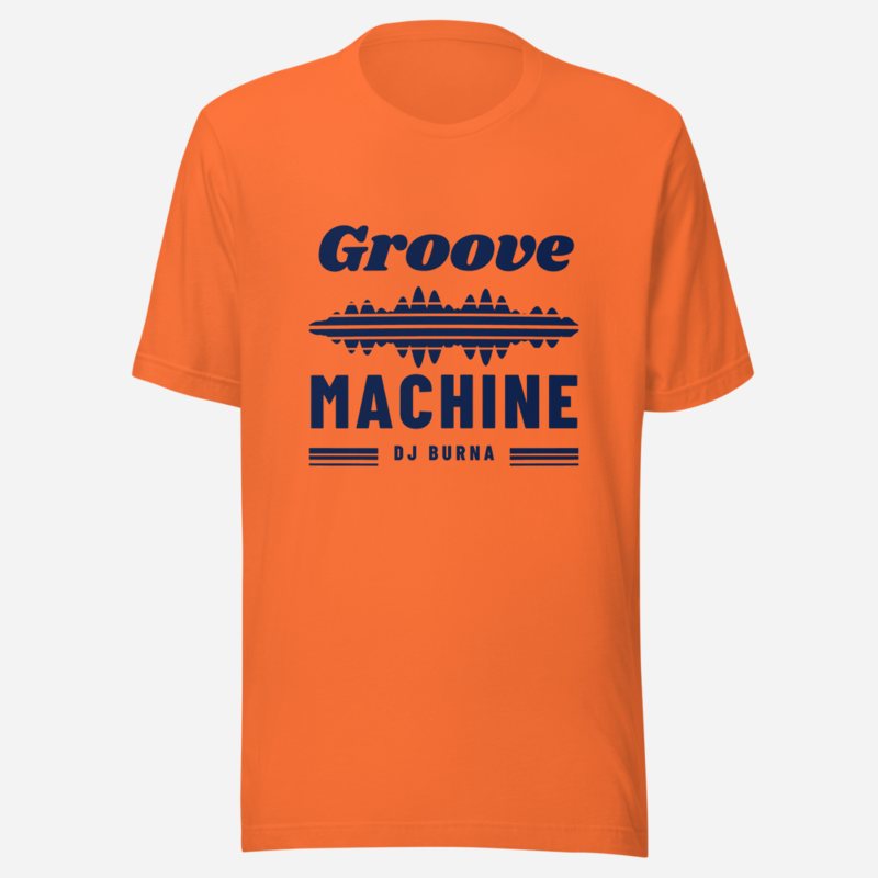 DJ Burna Groove Machine Tee in Orange