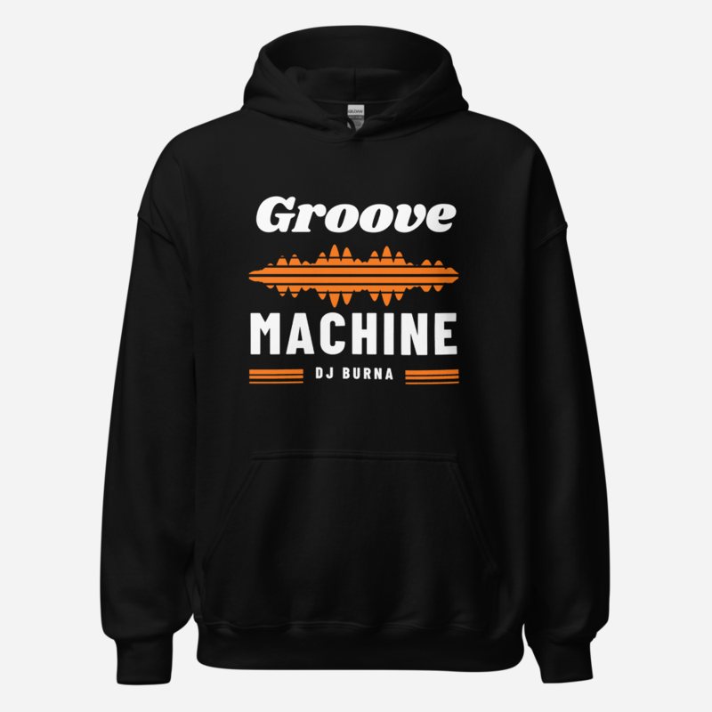 DJ Burna Groove Machine Hoodie Black