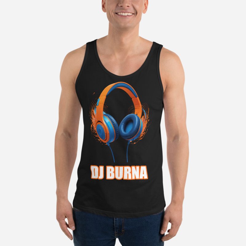 DJ Burna DJ Burna Headphones Tank Black