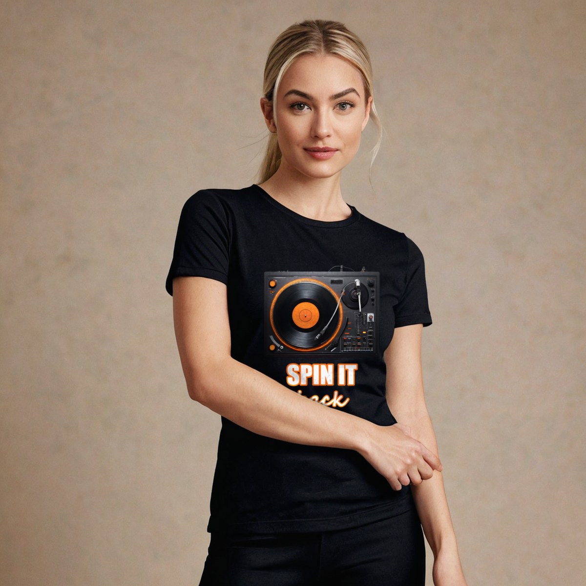 DJ Burna Spin It Back Deck Tee