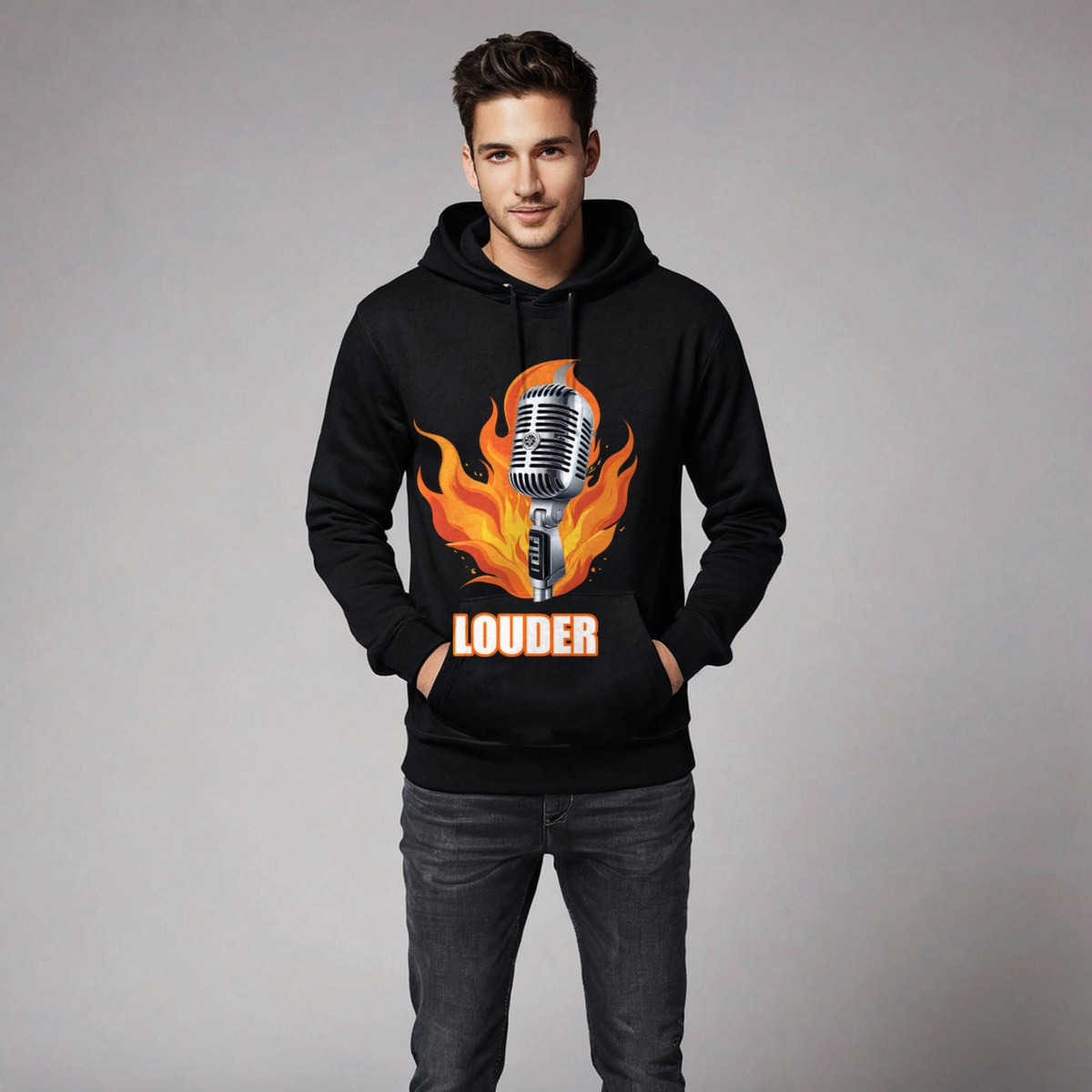 DJ Burna Louder Mic Hoodie