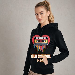 DJ Burna Old School Hits Tape Hoodie AI model